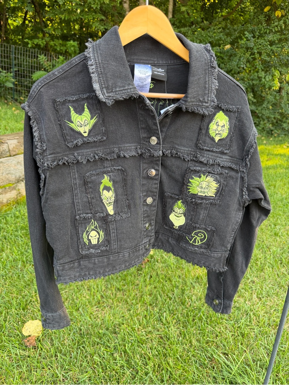 Black Denim Villains Jacket The Disney Parks 2025 Collection by Her Universe S